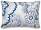 Blue Paisley Pattern 14x20 Spun Poly Pillow