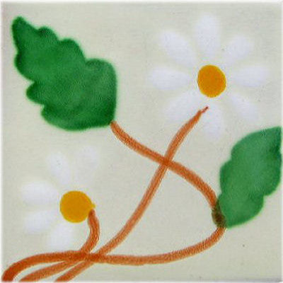 4.2x4.2 9 pcs Amaryllis Talavera Mexican Tile