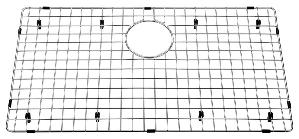 Sink Protector Stainless Steel Kitchen Sink Bottom Grid, Rack, 26.75x15.75