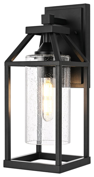 Home Living 14" Outdoor Wall sconce, Black