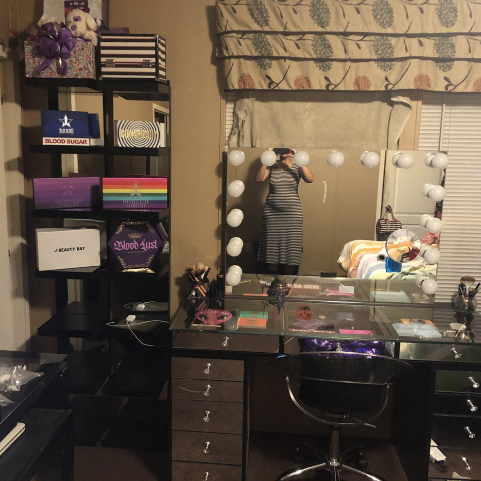 SlayStation Natalie Mirrored Column, Black
