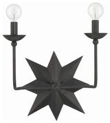 Astro 2-Light Black Wall Mount