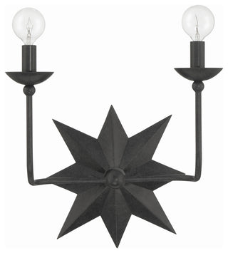 Astro 2-Light Black Wall Mount