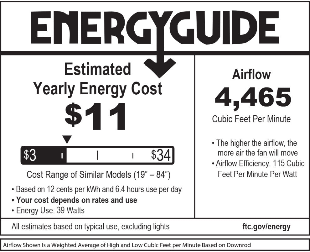 Hinkley Indy 72" Indoor/Outdoor Ceiling Fan, Metallic Matte Bronze
