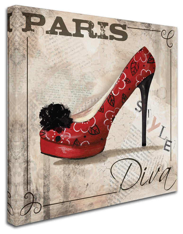 Fiona Stokes-Gilbert 'Paris Style' Canvas Art, 35 x 35