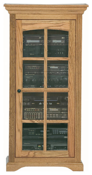 Eagle Furniture Oak Ridge Audio Tower, Unfinished