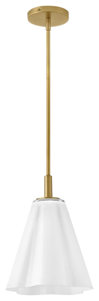 Lark Honey Small Pendant, Lacquered Brass