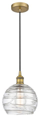 Innovations 616-1P-BB-G1213-8-LED 1-Light Mini Pendant, Brushed Brass