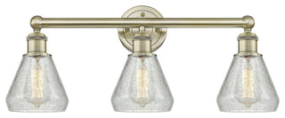 Innovations Conesus 3 24" Bath Vanity-Light Antique Brass