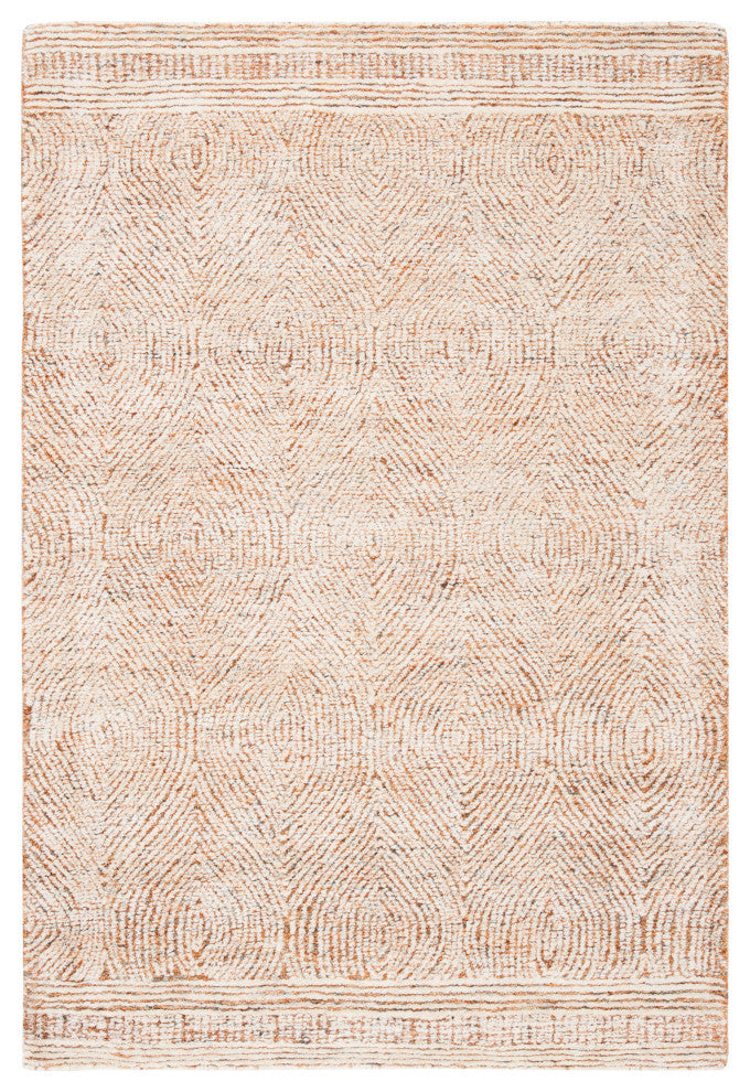 Safavieh Couture Abstract Collection, ABT340 Rug, Ivory/Rust, 2'x3'