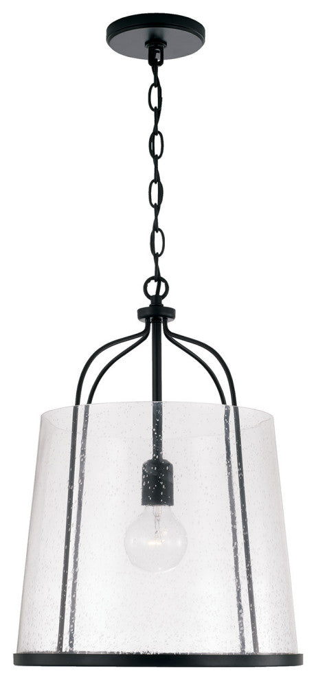 Capital Lighting 347011 Madison 14"W Pendant - Matte Black