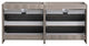 Fresca Lazzaro 60" Gray Wood Double Sink Cabinet