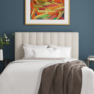 Hillsdale Crestone Channel Tufted Upholstered Full/Queen Size Headboard