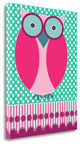 "Owl" By Linda Woods, Giclee Print on Gallery Wrap Canvas, Ready to Hang