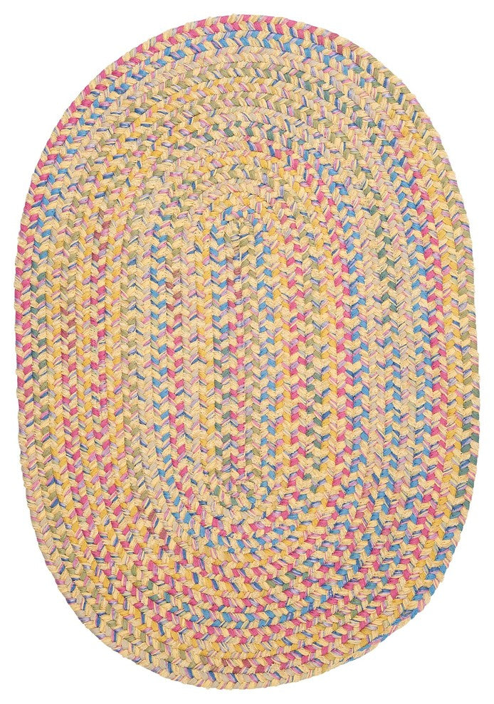 Botanical Isle Rug, Banana, 2'x8'