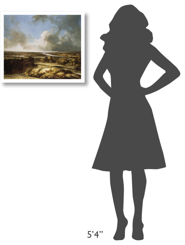 "A Panoramic Landscape" Digital Paper Print by Philips Koninck, 24"x20"