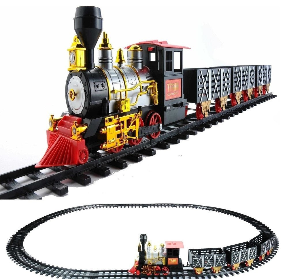 20-Battery Operated and Animated Classic Train Set With Sound