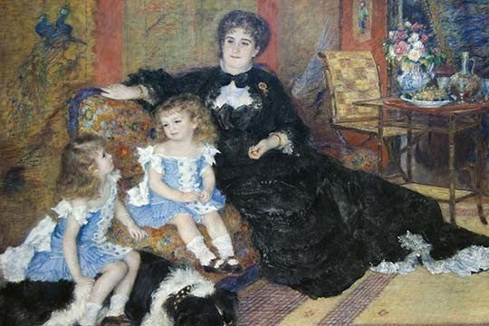 Madame Georges Charpentier and Her Children, Georgette-Berthe and Paul-Emile-Cha