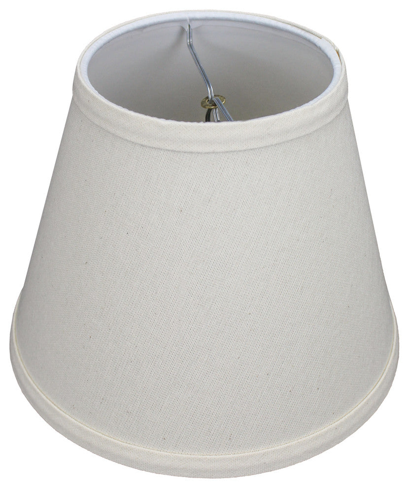 Fenchel Shades 5"x9"x7" Spider Attachment Empire Lamp Shade, Linen Beige H