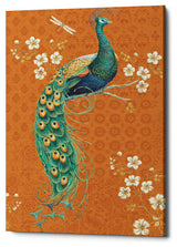 Ornate Peacock IX Spice' by Daphne Brissonnet, Giclee Canvas Wall Art, 26"x40"