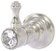 Carolina Crystal Robe Hook, Satin Nickel
