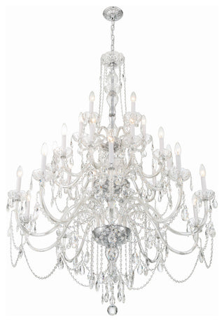 Crystorama Lighting Group 1156-CL-MWP Traditional Crystal 25 - Polished Brass