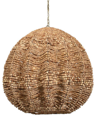 Uttermost Kauri 5 Light Wooden Bead Pendant