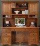 Oak Ridge Double-Pedestal Desk, Medium Light Oak