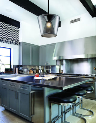 Troy Lighting F5853 Berlin 1 Light 19-1/2"W Integrated LED - Gun Metal