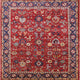 Ahgly Company Indoor Square Mid-Century Modern Area Rugs, 8' Square