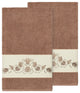 Bella 2 Piece Embellished Bath Towel Set