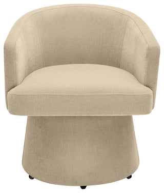 Kristen Rolling Desk Chair, Taupe