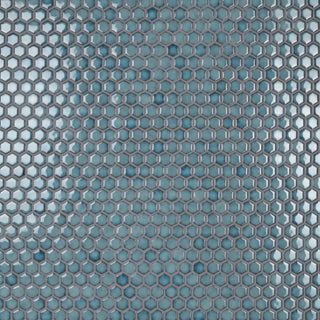 Hudson 1" Hex Marine Porcelain Floor and Wall Tile