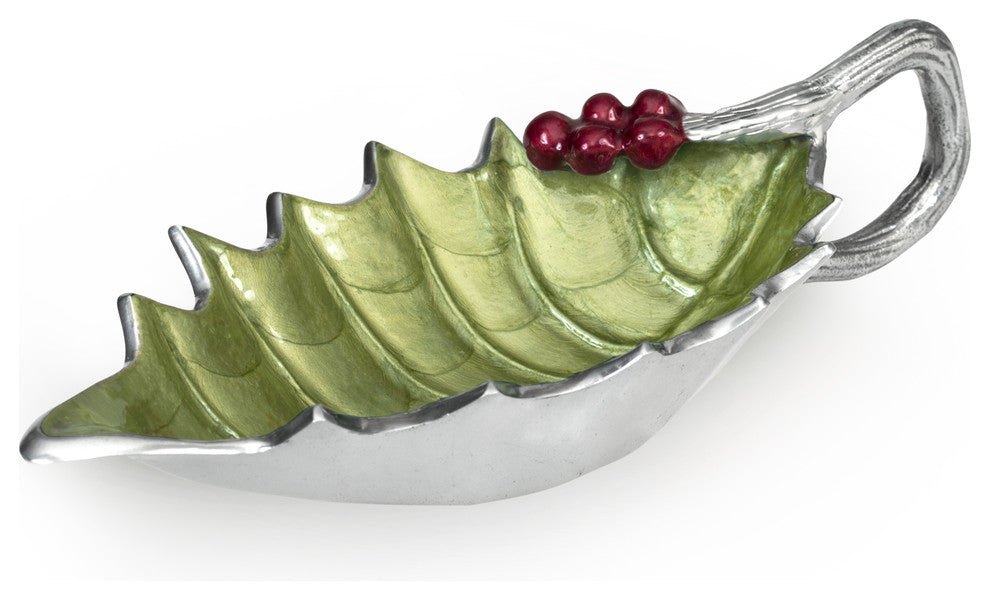 Holly Sprig Sauce Boat