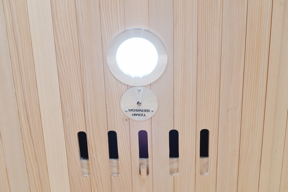 Eagle 2 Person Outdoor Traditional Sauna, Electric 4.5 kw Harvia Heater