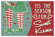 "Retro Christmas III Bright" Digital Paper Print by Janelle Penner, 62"x42"
