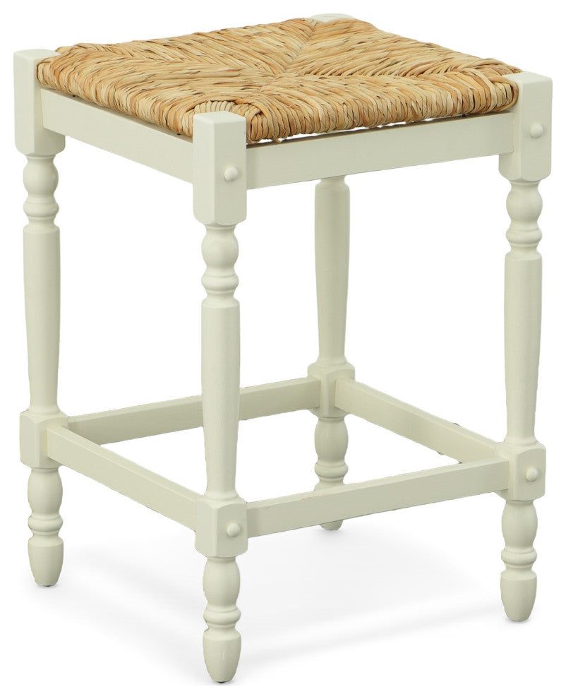Thomasville Rta 24" Counter Stool, Antique White
