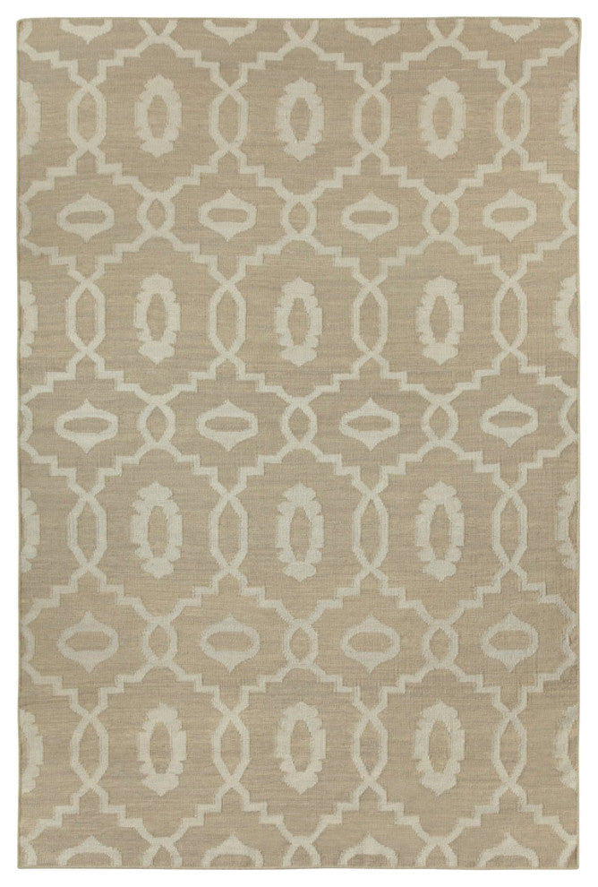 Capel Genevieve Gorder Anchor Beige 3628_725 Flat Woven Rugs - 5' X 8' Rectangle