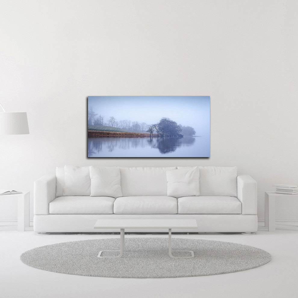 Autumn Haze, Loch Eck by Lynne Douglas, Print on Canvas, 36" x 18"