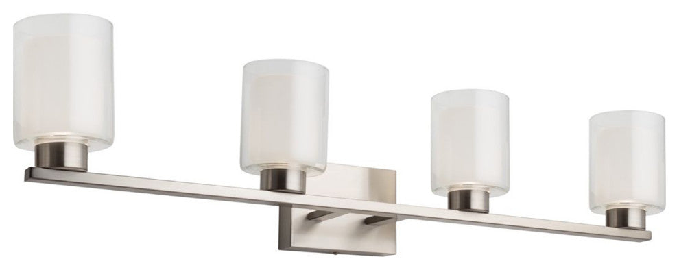 Saville - Bathroom Vanity - 4-Light - Brushed Nickel
