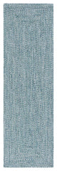 Safavieh Braided BRA201 Rug Machine-Washable, Teal/Green, 2'3"x18'