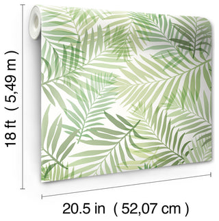 Green Tropical Vibe Peel & Stick Wallpaper