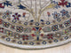 EORC Ivory Hand-Tufted Wool Morris Rug 6' Round