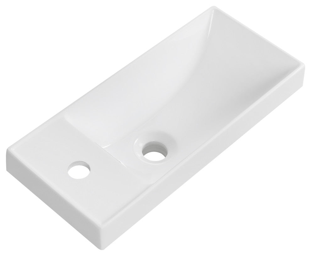 20" Solid Surface Resin Streamline K-2013-20 Vanity Top