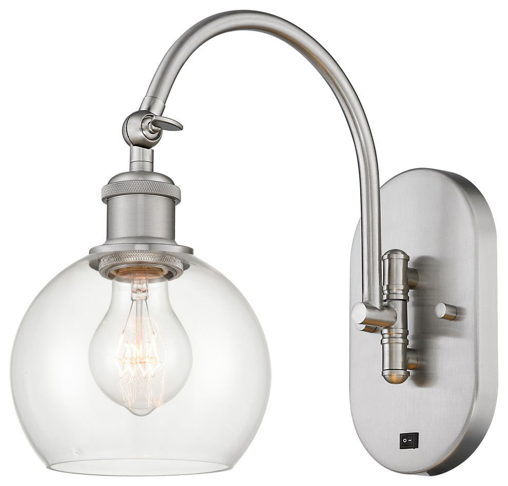 Innovations 518-1W-SN-G122-6 1 Light 6" Sconce, Brushed Satin Nickel