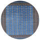 Ahgly Company Indoor Round Mid-Century Modern Area Rugs, 4' Round
