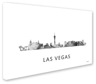 Marlene Watson 'Las Vegas Nevada Skyline' Canvas Art, 47x30