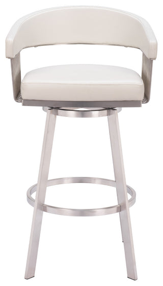 Bantry Swivel Barstool White