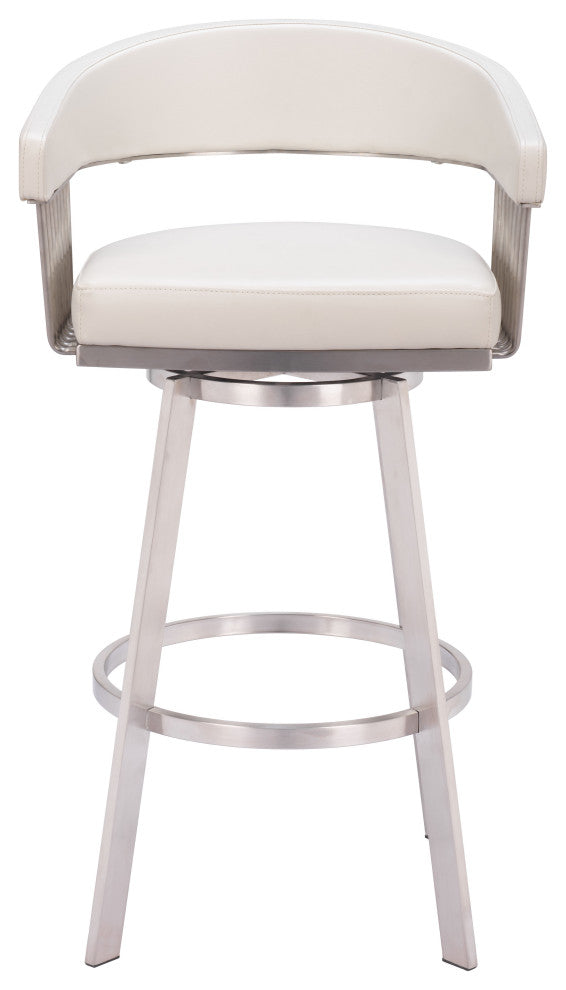 Bantry Swivel Barstool White