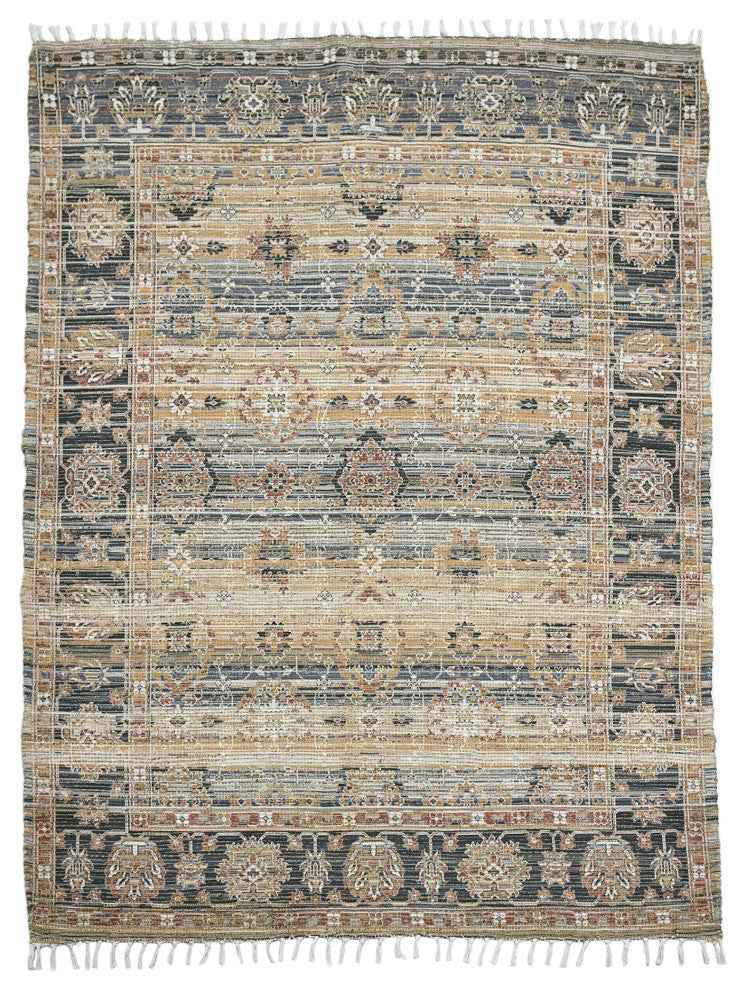 Prairie Hays Area Rug, Blue, 8' x 10', Oriental